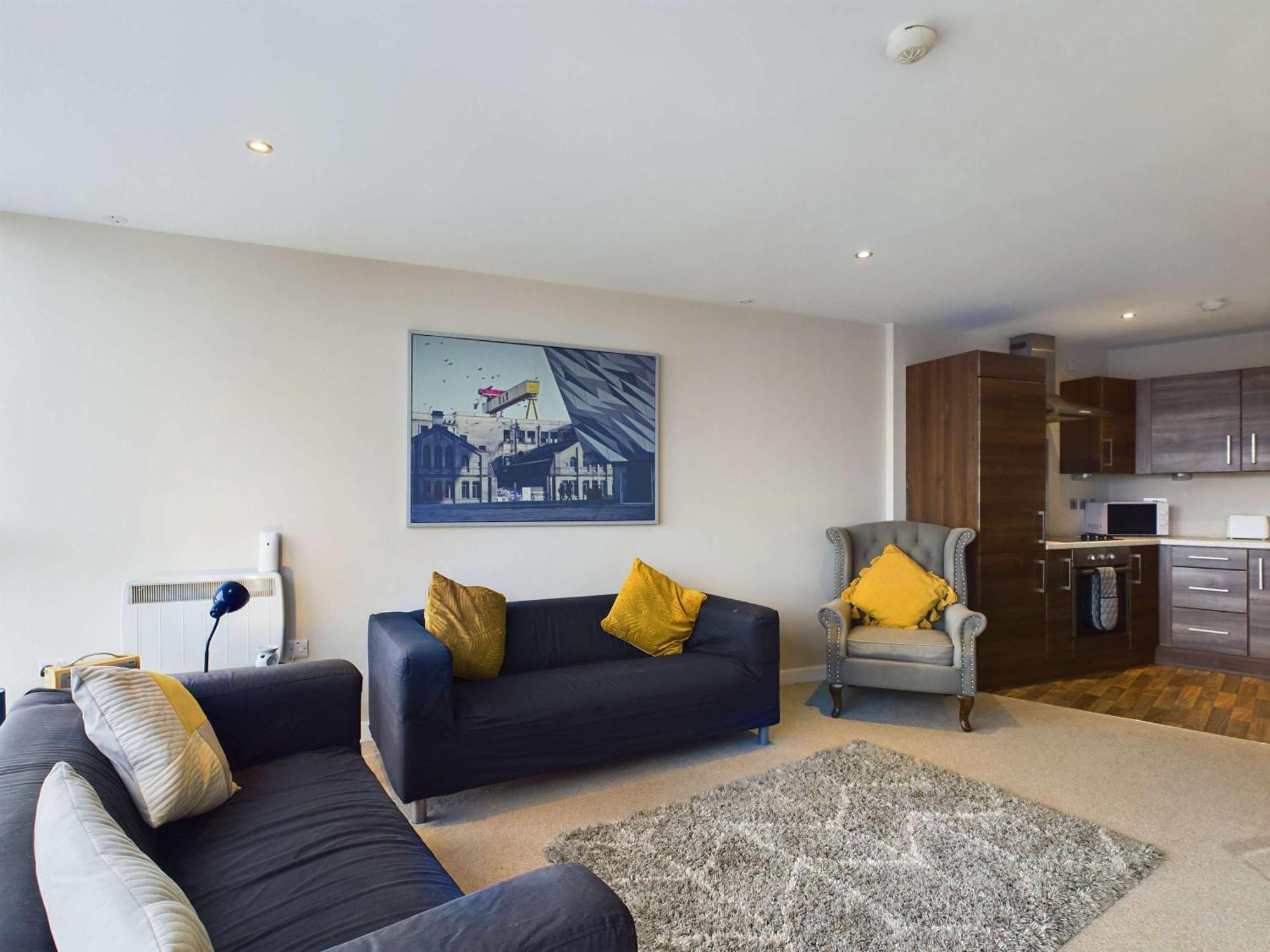 Apartment Free Parking - Modern 2 Bedroom In Belfast